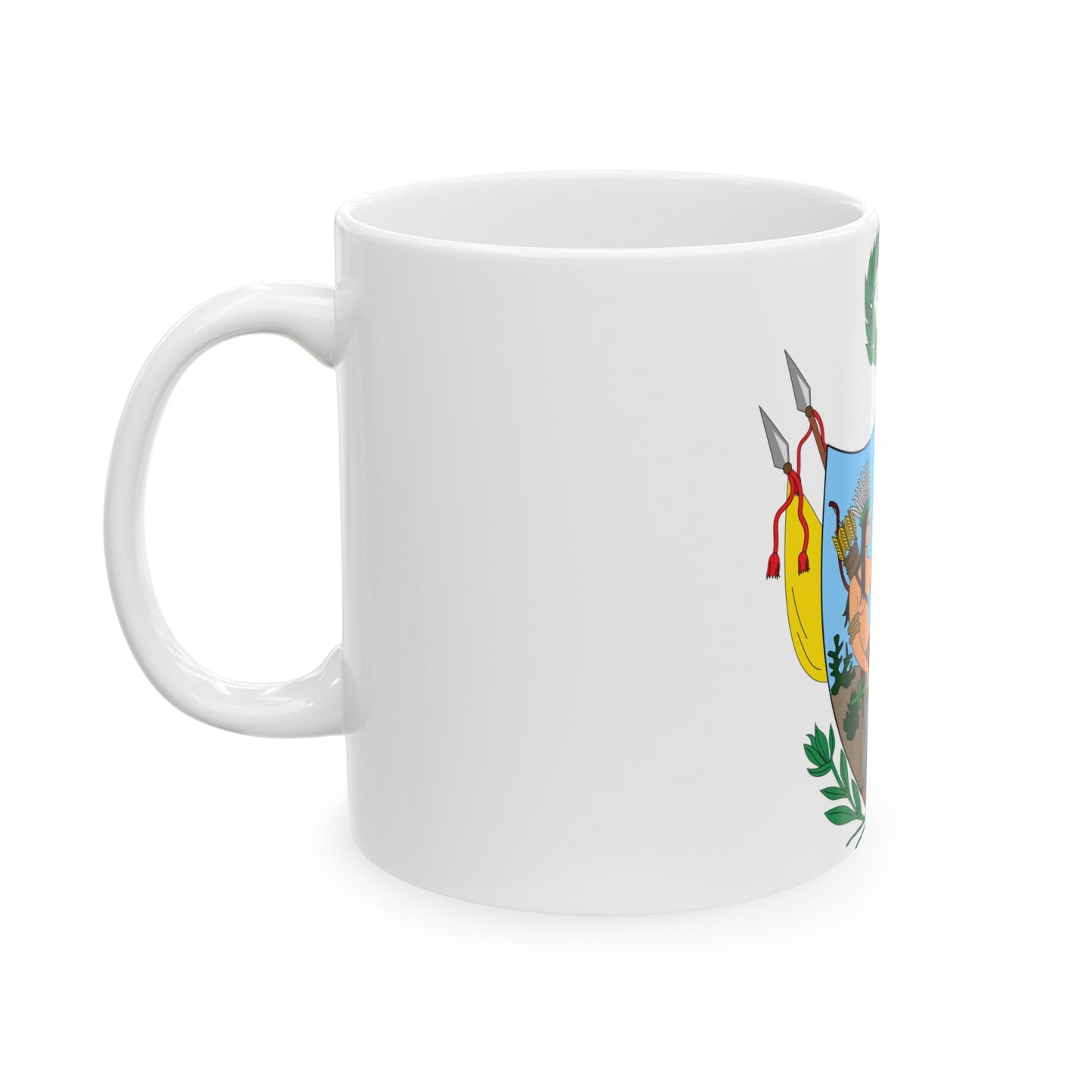 Coat of arms of Gran Colombia (1819) - White Coffee Mug-The Sticker Space