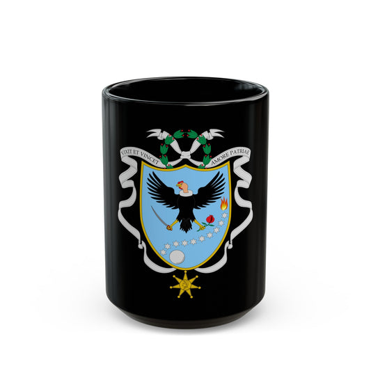 Coat of arms of Gran Colombia (1820) - Black Coffee Mug-15oz-The Sticker Space