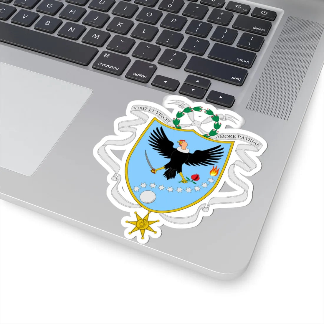 Coat of arms of Gran Colombia 1820 (Colombia) (Coat of Arms) STICKER Vinyl Kiss-Cut Decal - The Sticker Space