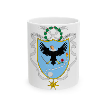 Coat of arms of Gran Colombia (1820) - White Coffee Mug-11oz-The Sticker Space