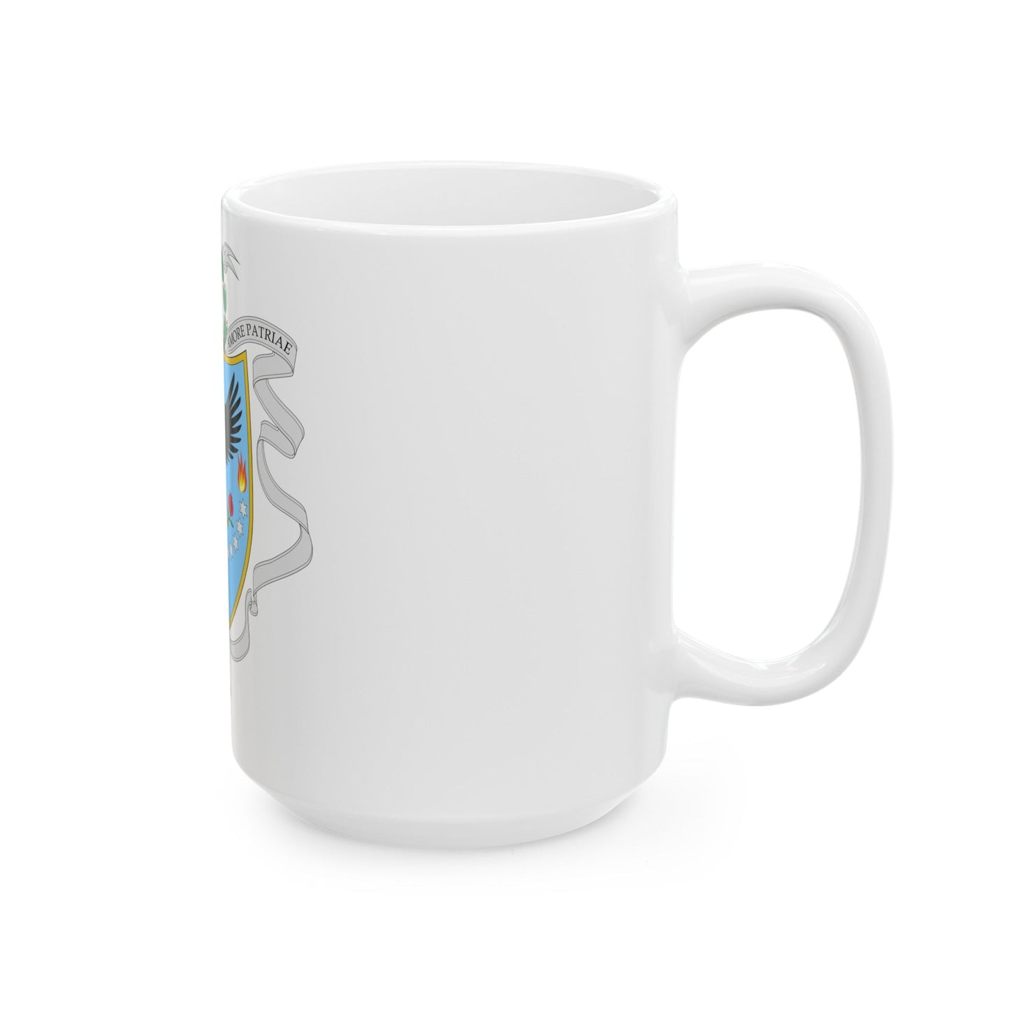 Coat of arms of Gran Colombia (1820) - White Coffee Mug-The Sticker Space