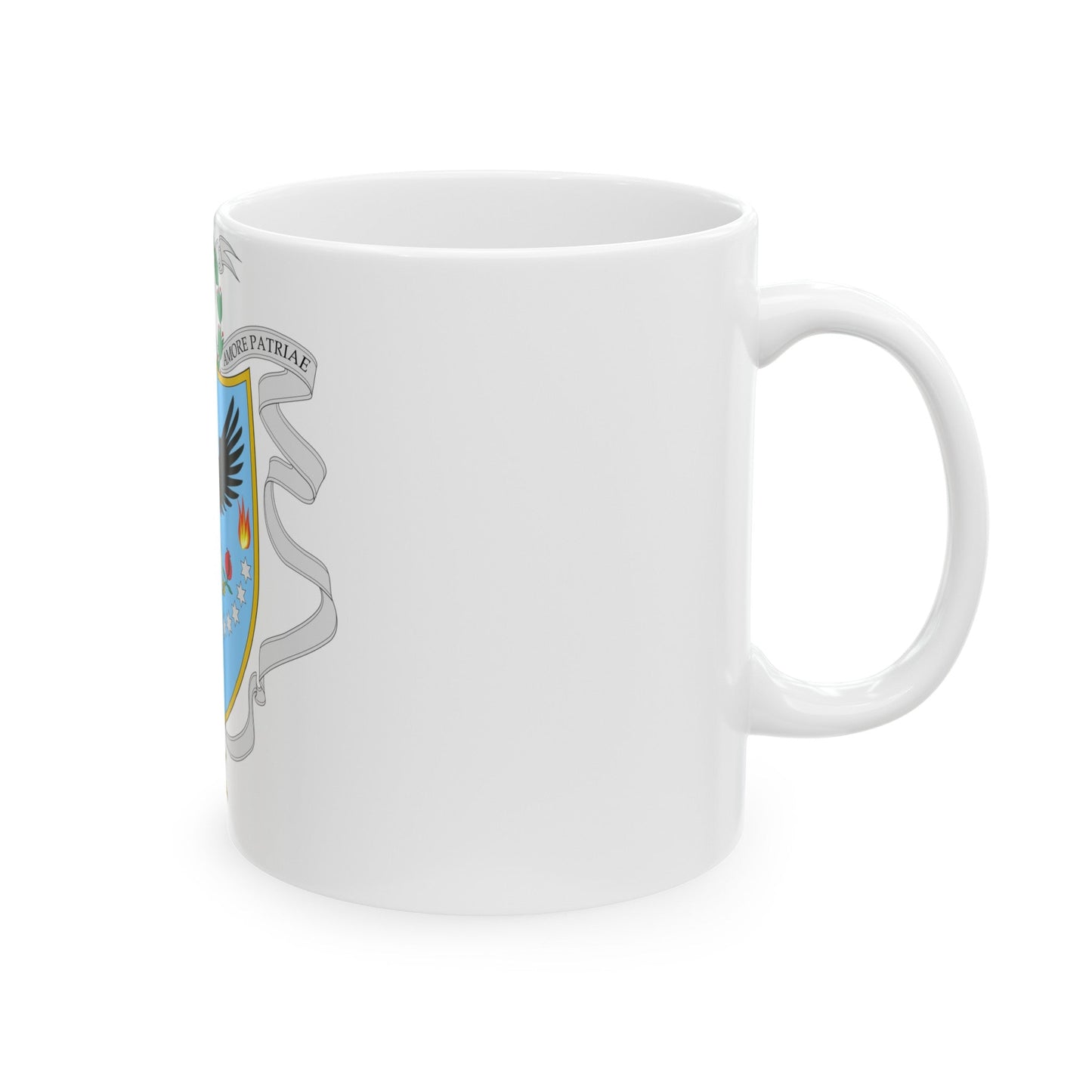 Coat of arms of Gran Colombia (1820) - White Coffee Mug-The Sticker Space