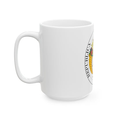 Coat of arms of Gran Colombia (1821) - White Coffee Mug-The Sticker Space