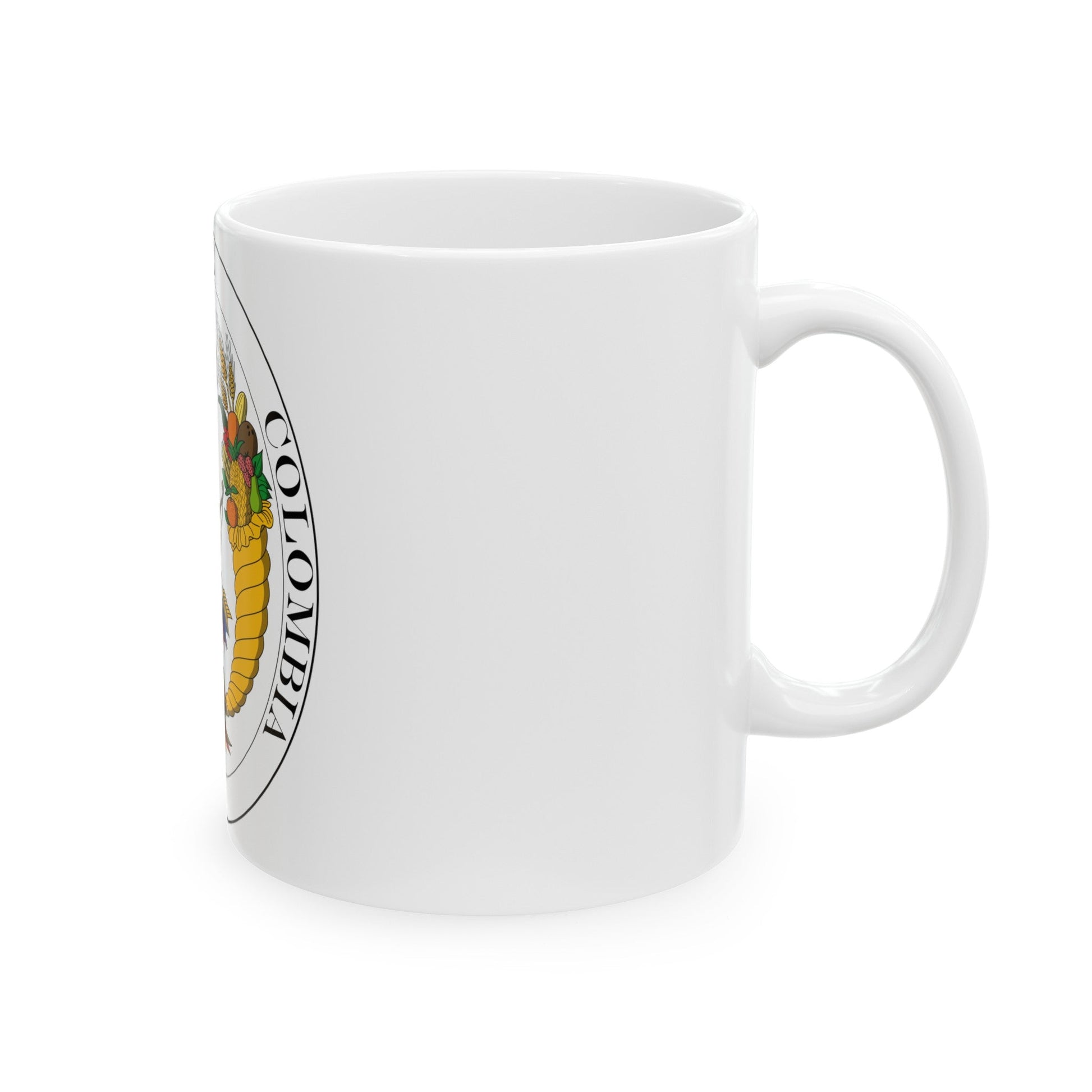 Coat of arms of Gran Colombia (1821) - White Coffee Mug-The Sticker Space