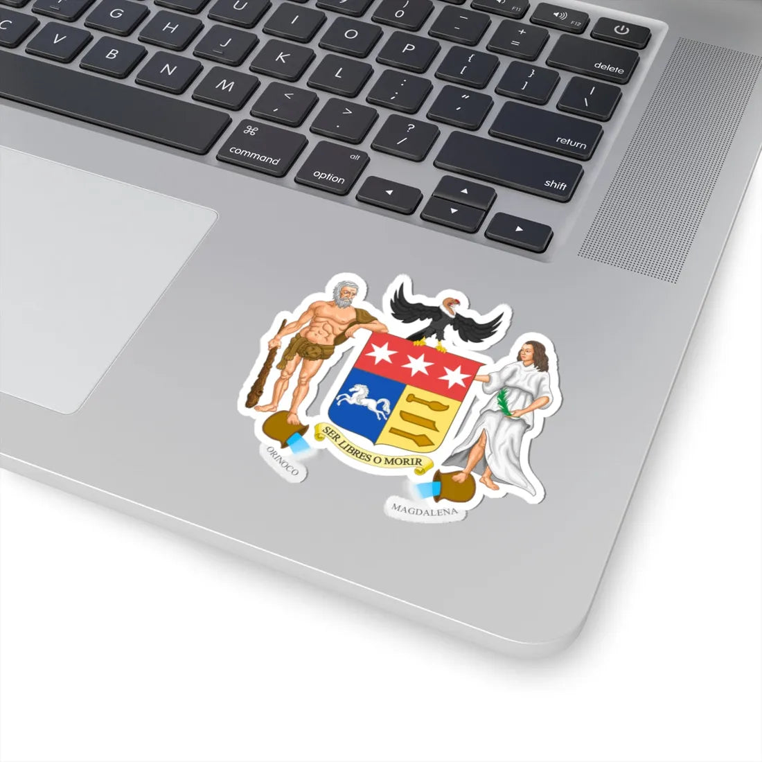 Coat of arms of Gran Colombia 1822 proposal (Colombia) (Coat of Arms) STICKER Vinyl Kiss-Cut Decal - The Sticker Space