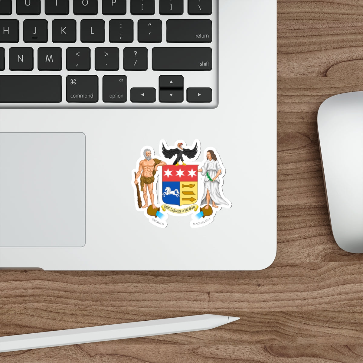 Coat of arms of Gran Colombia (1822 proposal) STICKER Vinyl Die-Cut Decal-The Sticker Space