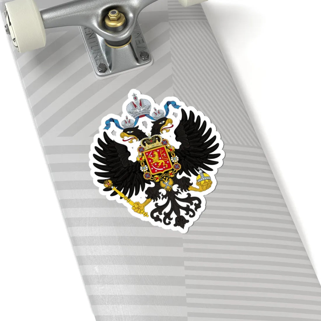 Coat of Arms of Grand Duchy of Finland-holding sabre (Russia) (Coat of Arms) STICKER Vinyl Kiss-Cut Decal - The Sticker Space