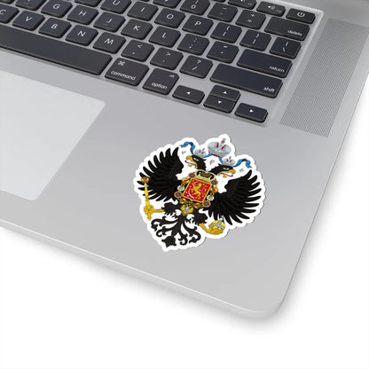 Coat of Arms of Grand Duchy of Finland-holding sabre (Russia) (Coat of Arms) STICKER Vinyl Kiss-Cut Decal - The Sticker Space
