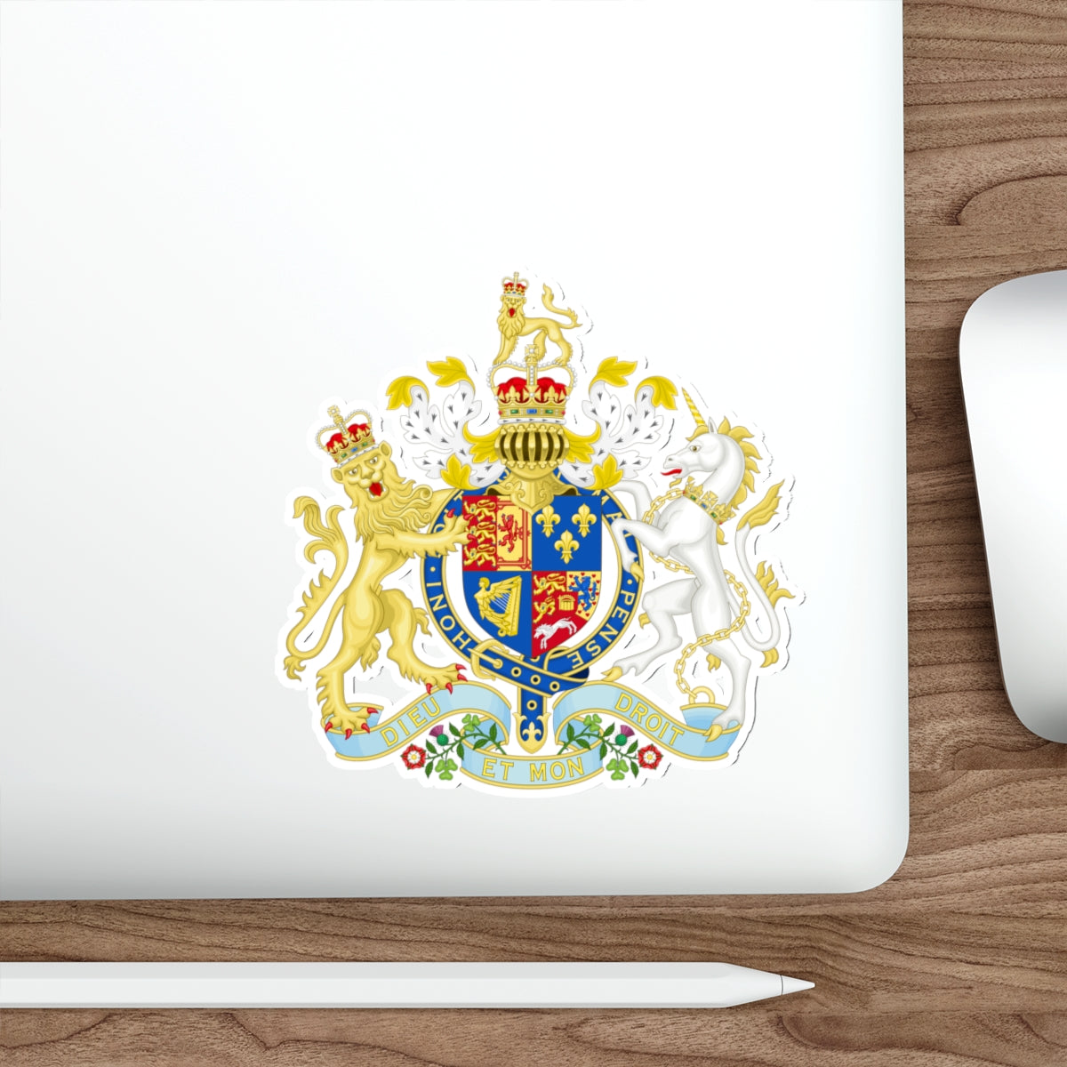 Coat of arms of Great Britain (1714–1801) STICKER Vinyl Die-Cut Decal-The Sticker Space