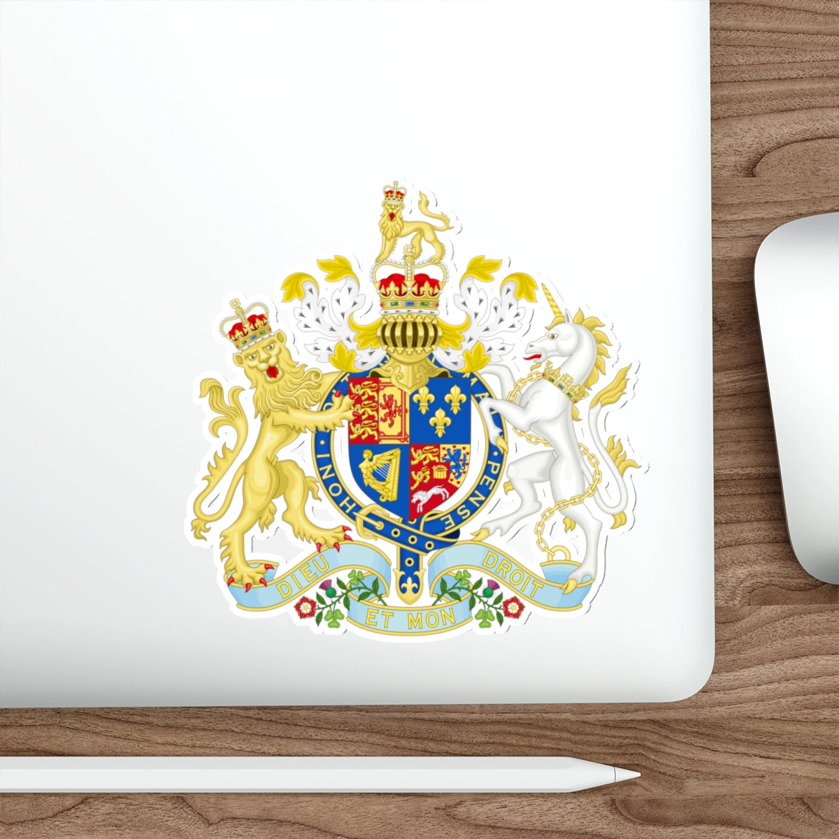 Coat of arms of Great Britain (1714–1801) STICKER Vinyl Die-Cut Decal-The Sticker Space