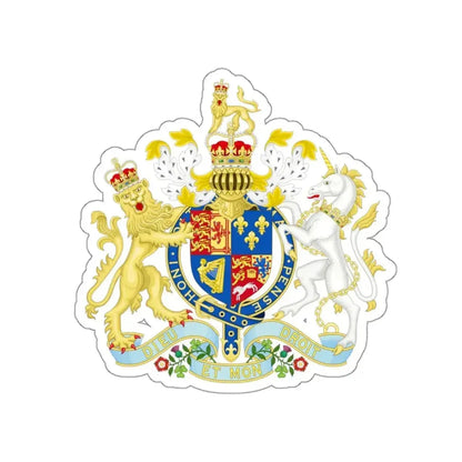 Coat of arms of Great Britain (1714–1801) STICKER Vinyl Die-Cut Decal - The Sticker Space