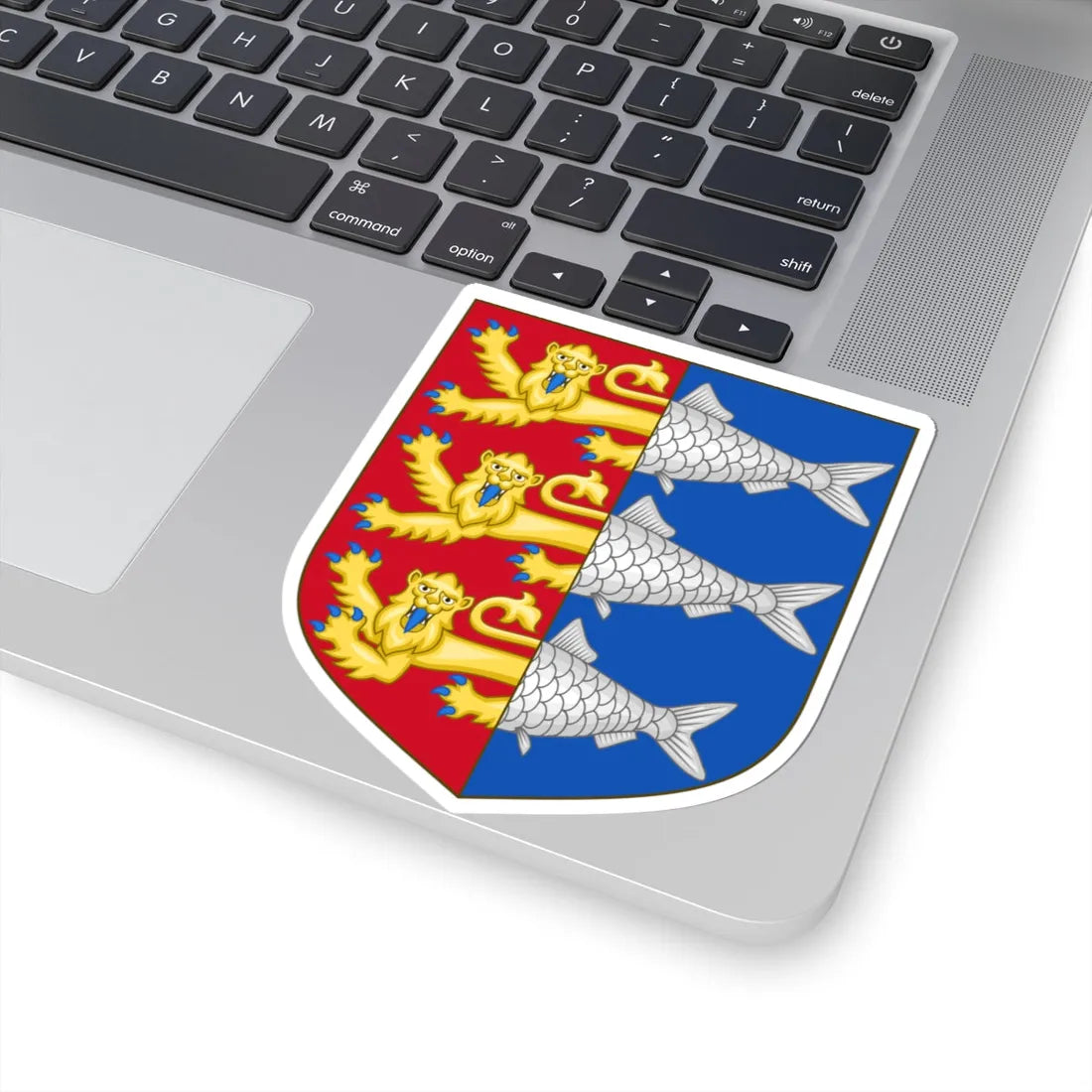 Coat of arms of Great Yarmouth (England) (Coat of Arms) STICKER Vinyl Kiss-Cut Decal - The Sticker Space