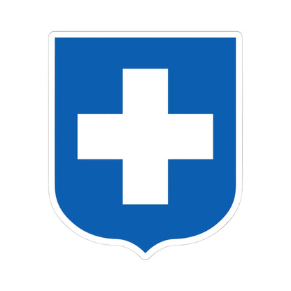 Coat of arms of Greece 1924-1935 (Greece) (Coat of Arms) STICKER Vinyl Kiss-Cut Decal 4 Inch White - The Sticker Space