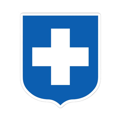 Coat of arms of Greece 1924-1935 (Greece) (Coat of Arms) STICKER Vinyl Kiss-Cut Decal 6 Inch White - The Sticker Space