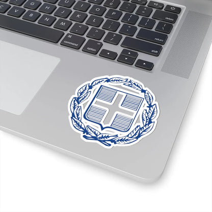 Coat of Arms of Greece colorful (Greece) (Coat of Arms) STICKER Vinyl Kiss-Cut Decal - The Sticker Space