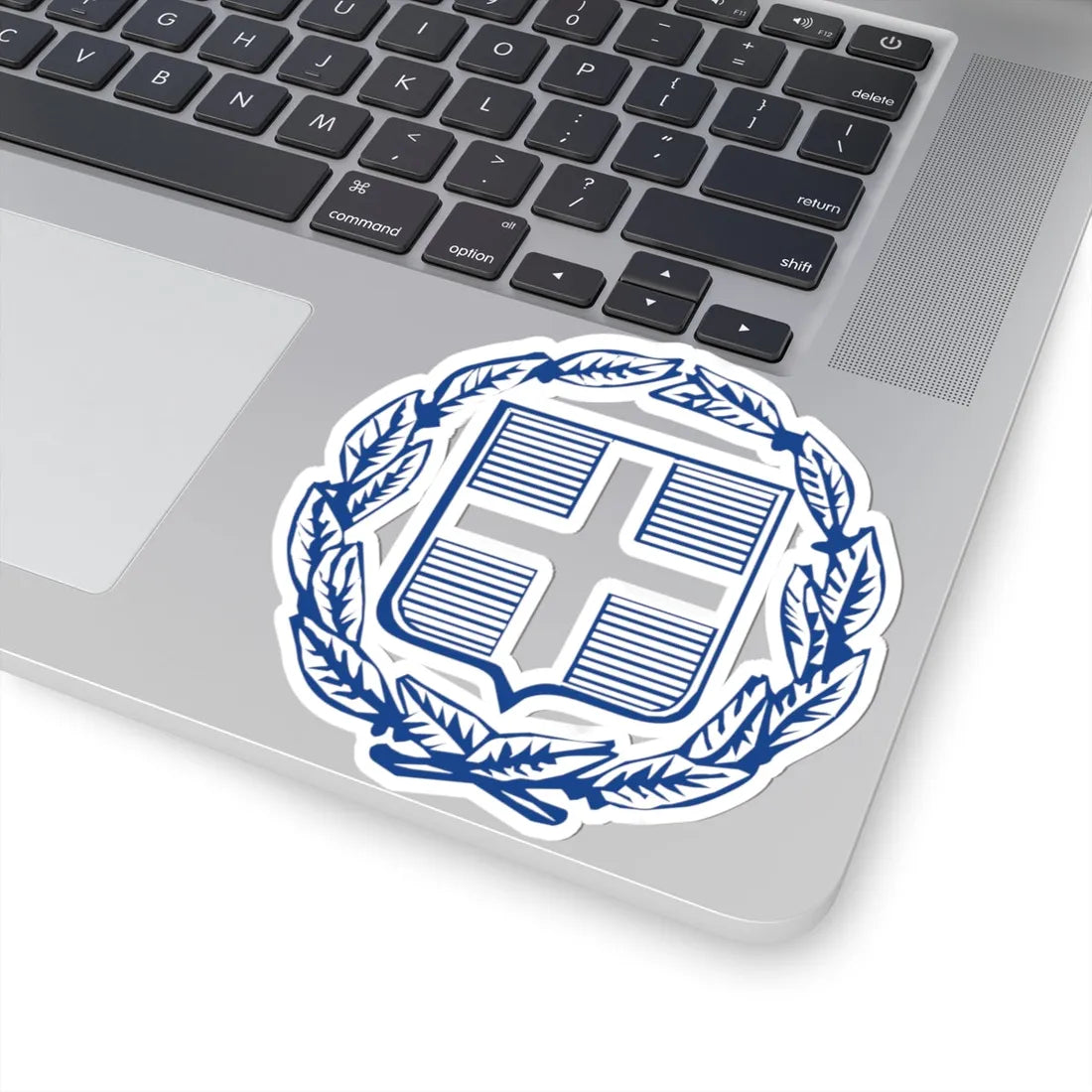 Coat of Arms of Greece colorful (Greece) (Coat of Arms) STICKER Vinyl Kiss-Cut Decal - The Sticker Space