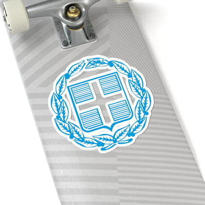Coat of Arms of Greece colorful - old (Greece) (Coat of Arms) STICKER Vinyl Kiss-Cut Decal - The Sticker Space