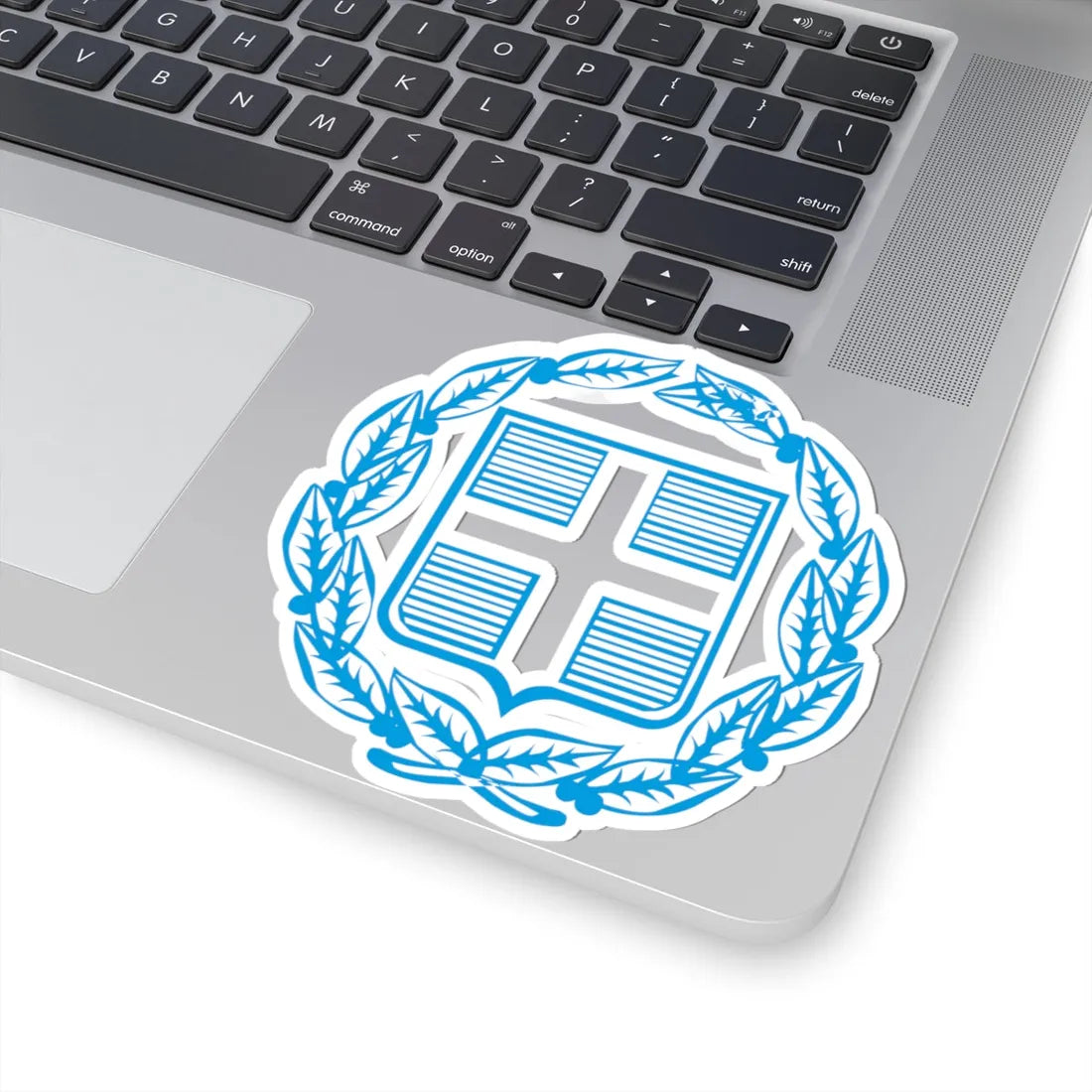 Coat of Arms of Greece colorful - old (Greece) (Coat of Arms) STICKER Vinyl Kiss-Cut Decal - The Sticker Space