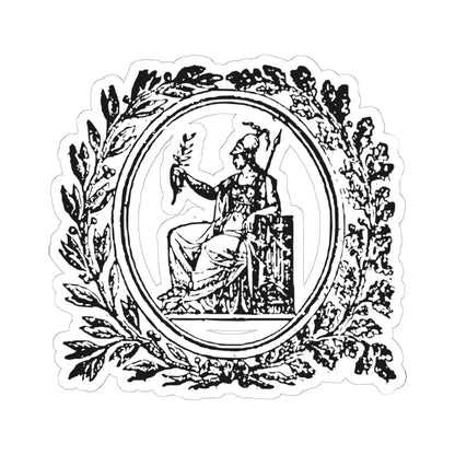 Coat of Arms of Greece Government Gazette 1829 (Greece) (Coat of Arms) STICKER Vinyl Kiss-Cut Decal 6 Inch White - The Sticker Space