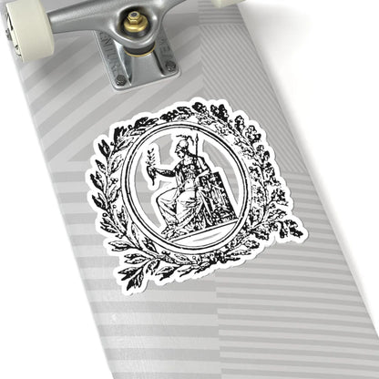 Coat of Arms of Greece Government Gazette 1829 (Greece) (Coat of Arms) STICKER Vinyl Kiss-Cut Decal - The Sticker Space