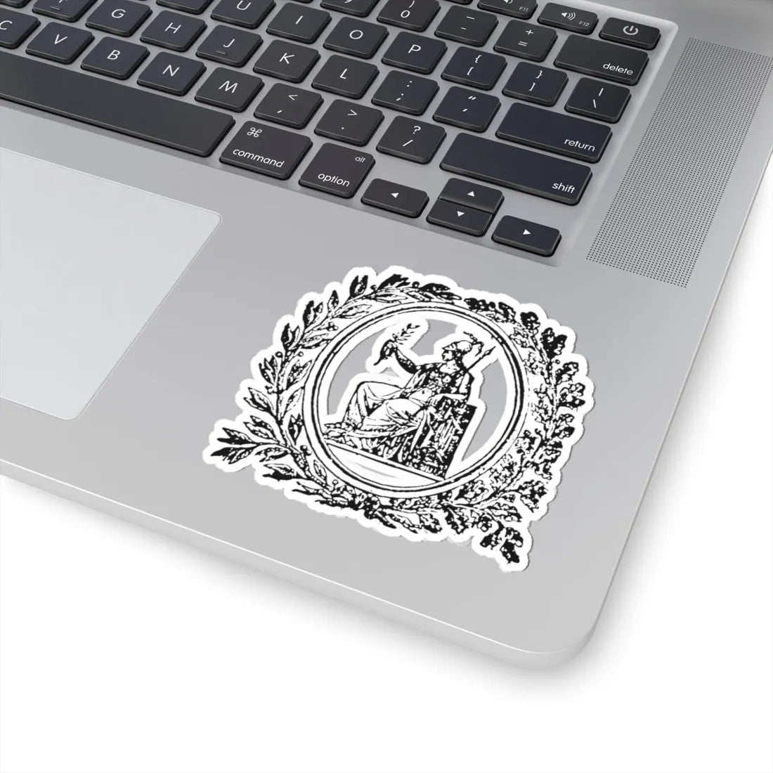 Coat of Arms of Greece Government Gazette 1829 (Greece) (Coat of Arms) STICKER Vinyl Kiss-Cut Decal - The Sticker Space