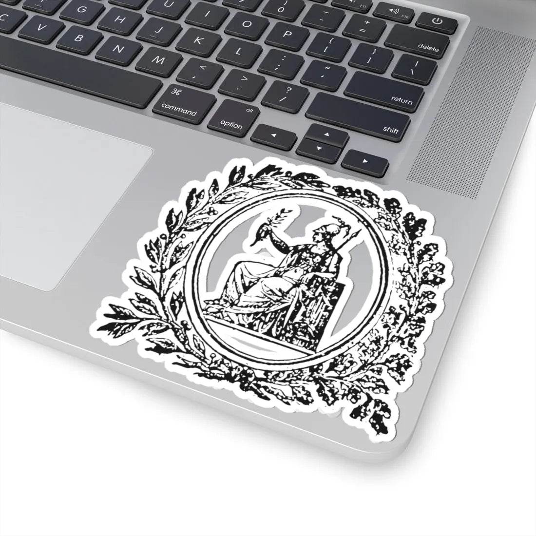 Coat of Arms of Greece Government Gazette 1829 (Greece) (Coat of Arms) STICKER Vinyl Kiss-Cut Decal - The Sticker Space