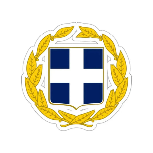 Coat of arms of Greece (military) STICKER Vinyl Die-Cut Decal 2 Inch - The Sticker Space