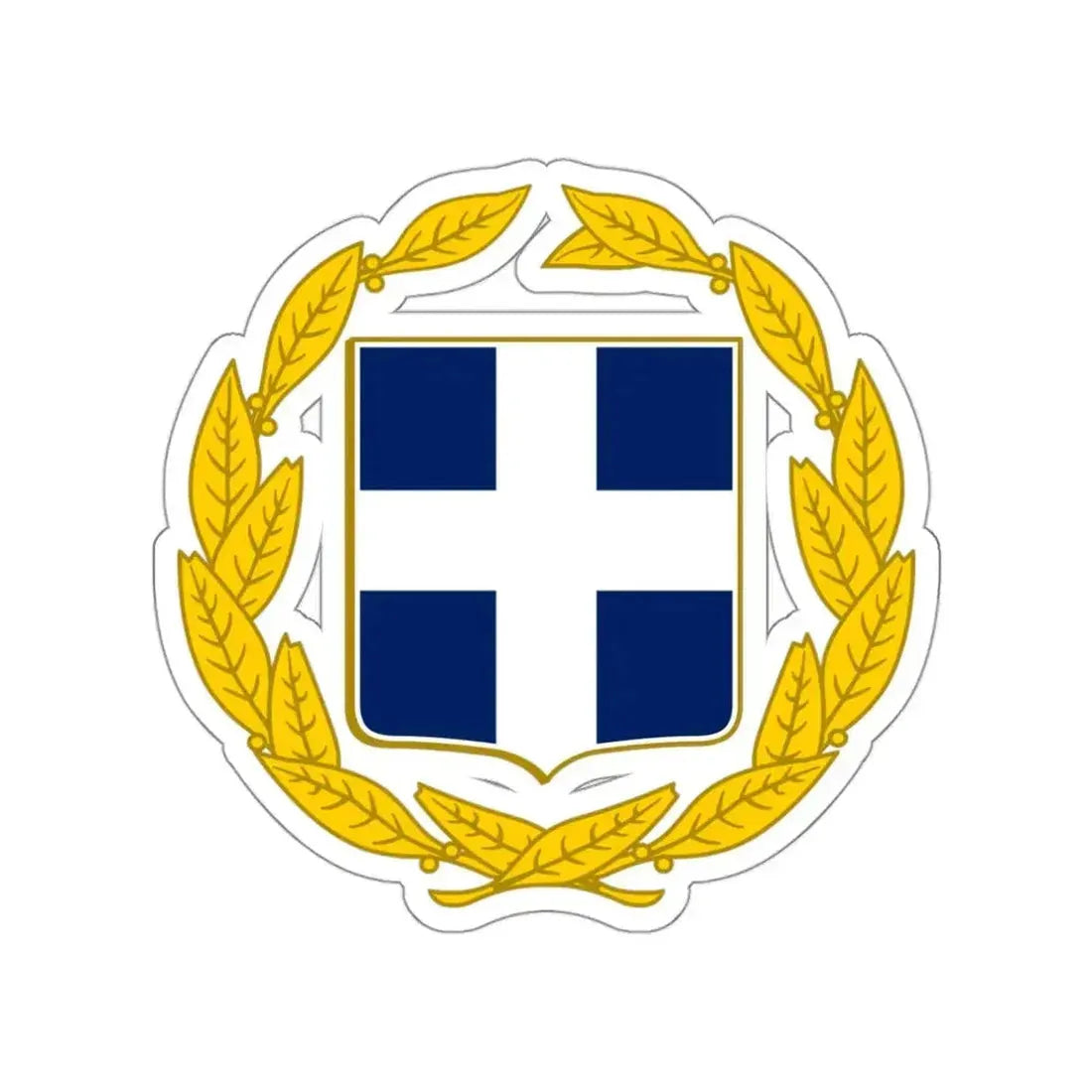 Coat of arms of Greece (military) STICKER Vinyl Die-Cut Decal - The Sticker Space