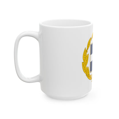 Coat of arms of Greece (military) - White Coffee Mug-The Sticker Space