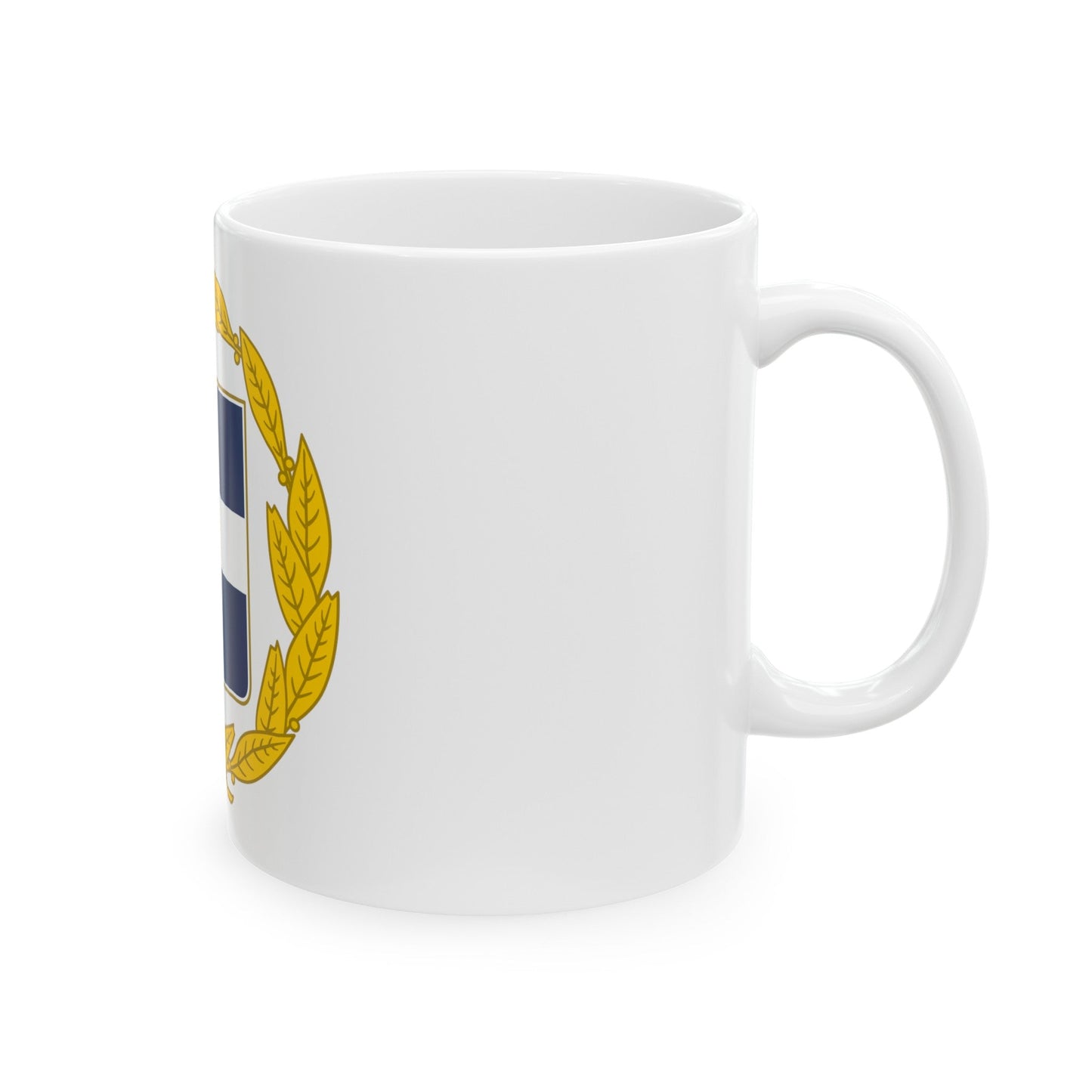 Coat of arms of Greece (military) - White Coffee Mug-The Sticker Space