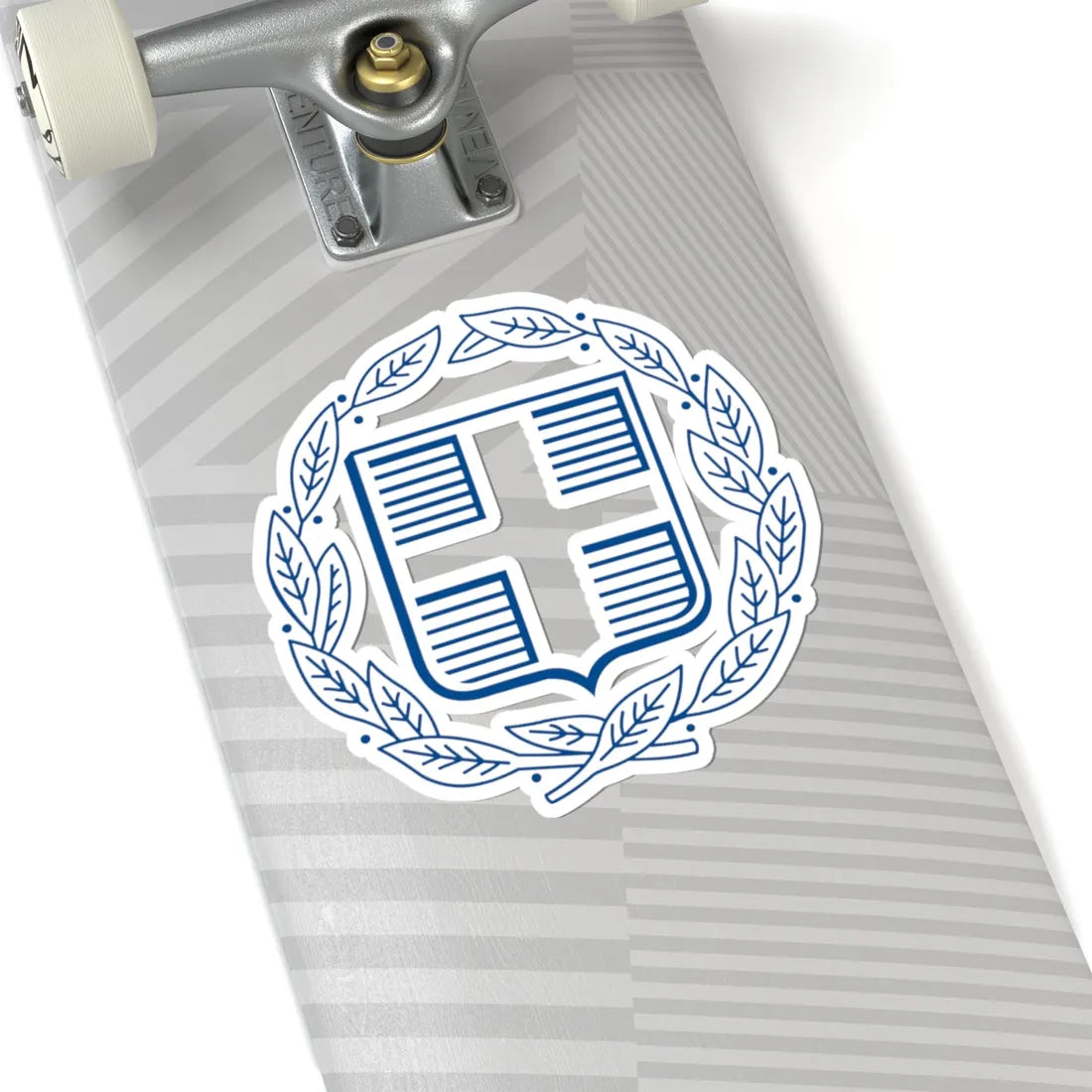 Coat of Arms of Greece Monochromatic (Greece) (Coat of Arms) STICKER Vinyl Kiss-Cut Decal - The Sticker Space