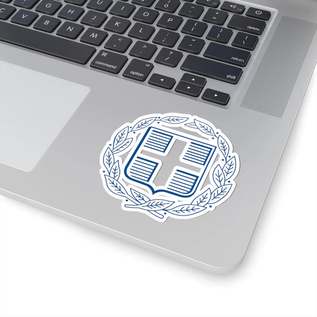 Coat of Arms of Greece Monochromatic (Greece) (Coat of Arms) STICKER Vinyl Kiss-Cut Decal - The Sticker Space
