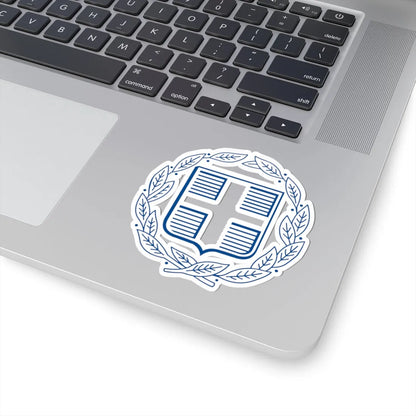 Coat of Arms of Greece Monochromatic (Greece) (Coat of Arms) STICKER Vinyl Kiss-Cut Decal - The Sticker Space