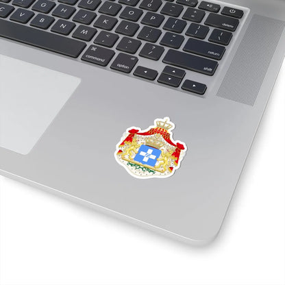 Coat of arms of Greece Wittelsbach (Greece) (Coat of Arms) STICKER Vinyl Kiss-Cut Decal - The Sticker Space