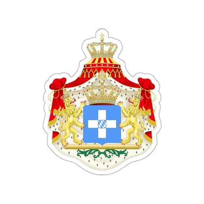 Coat of arms of Greece (Wittelsbach) STICKER Vinyl Die-Cut Decal - The Sticker Space