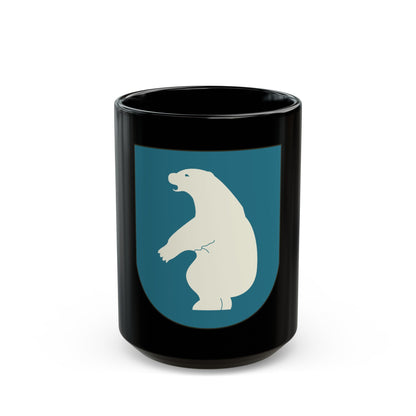 Coat of arms of Greenland 2 - Black Coffee Mug-15oz-The Sticker Space