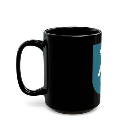 Coat of arms of Greenland 2 - Black Coffee Mug-The Sticker Space