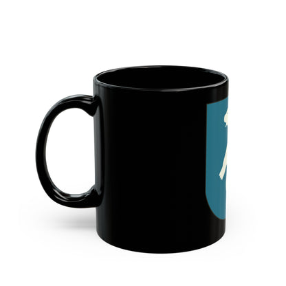 Coat of arms of Greenland 2 - Black Coffee Mug-The Sticker Space