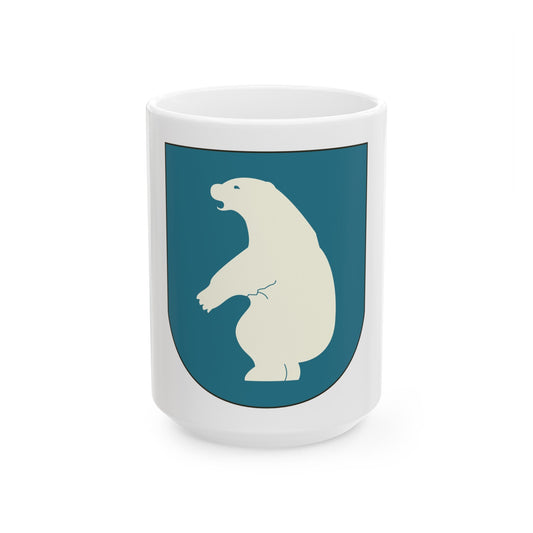 Coat of arms of Greenland 2 - White Coffee Mug-15oz-The Sticker Space