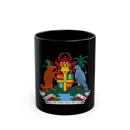 Coat of arms of Grenada - Black Coffee Mug-11oz-The Sticker Space