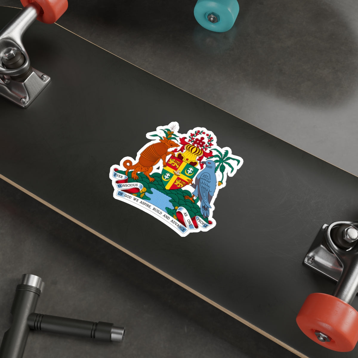 Coat of arms of Grenada STICKER Vinyl Die-Cut Decal-The Sticker Space