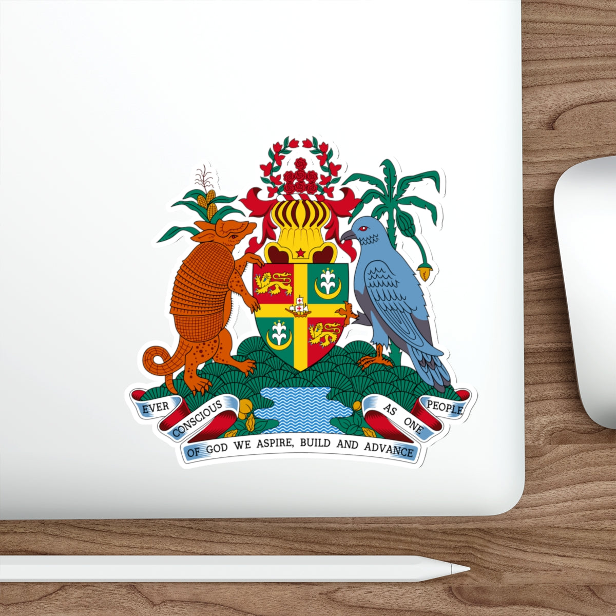 Coat of arms of Grenada STICKER Vinyl Die-Cut Decal-The Sticker Space