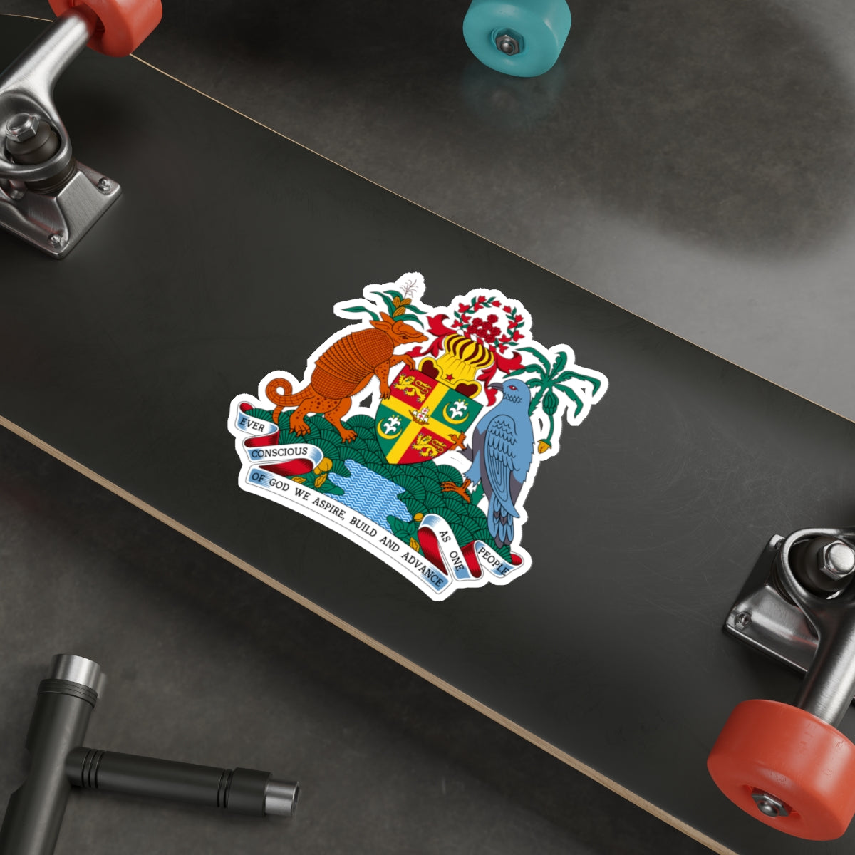 Coat of arms of Grenada STICKER Vinyl Die-Cut Decal-The Sticker Space