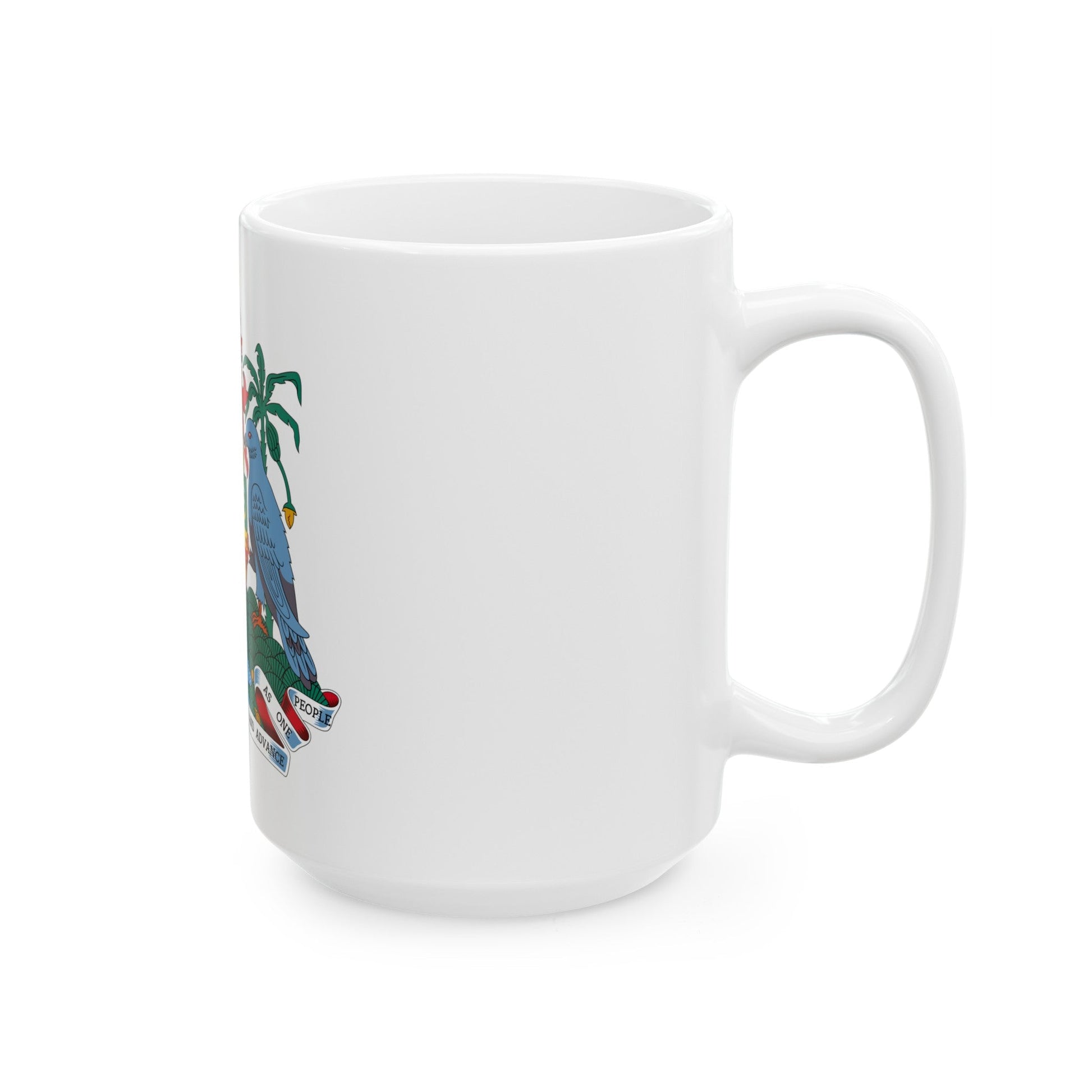 Coat of arms of Grenada - White Coffee Mug-The Sticker Space