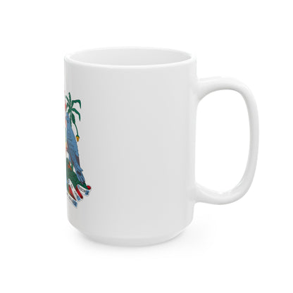 Coat of arms of Grenada - White Coffee Mug-The Sticker Space