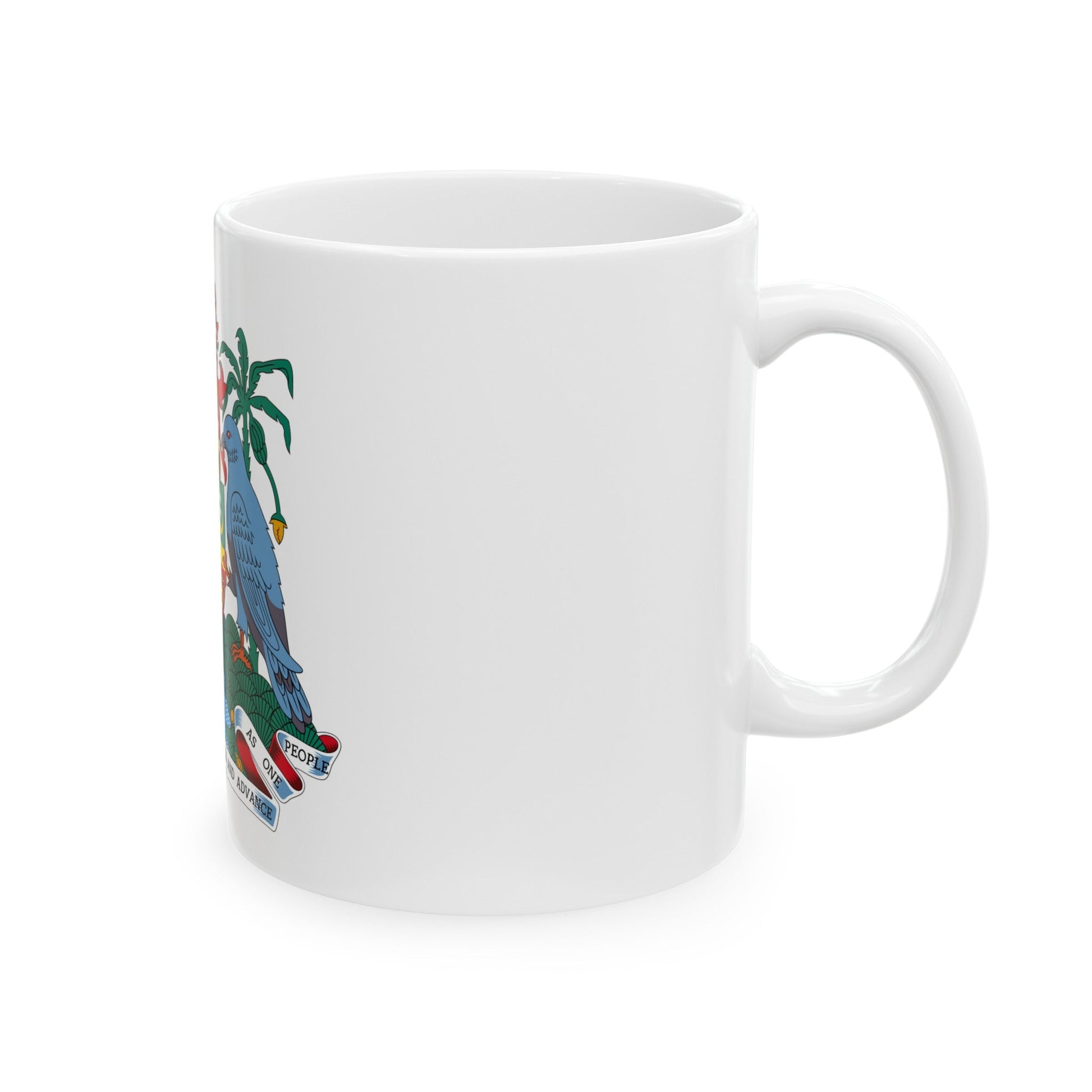 Coat of arms of Grenada - White Coffee Mug-The Sticker Space