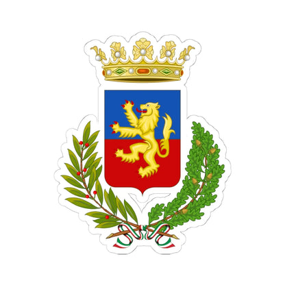 Coat of arms of Guastalla (Italy) (Coat of Arms) STICKER Vinyl Kiss-Cut Decal 6 Inch White - The Sticker Space