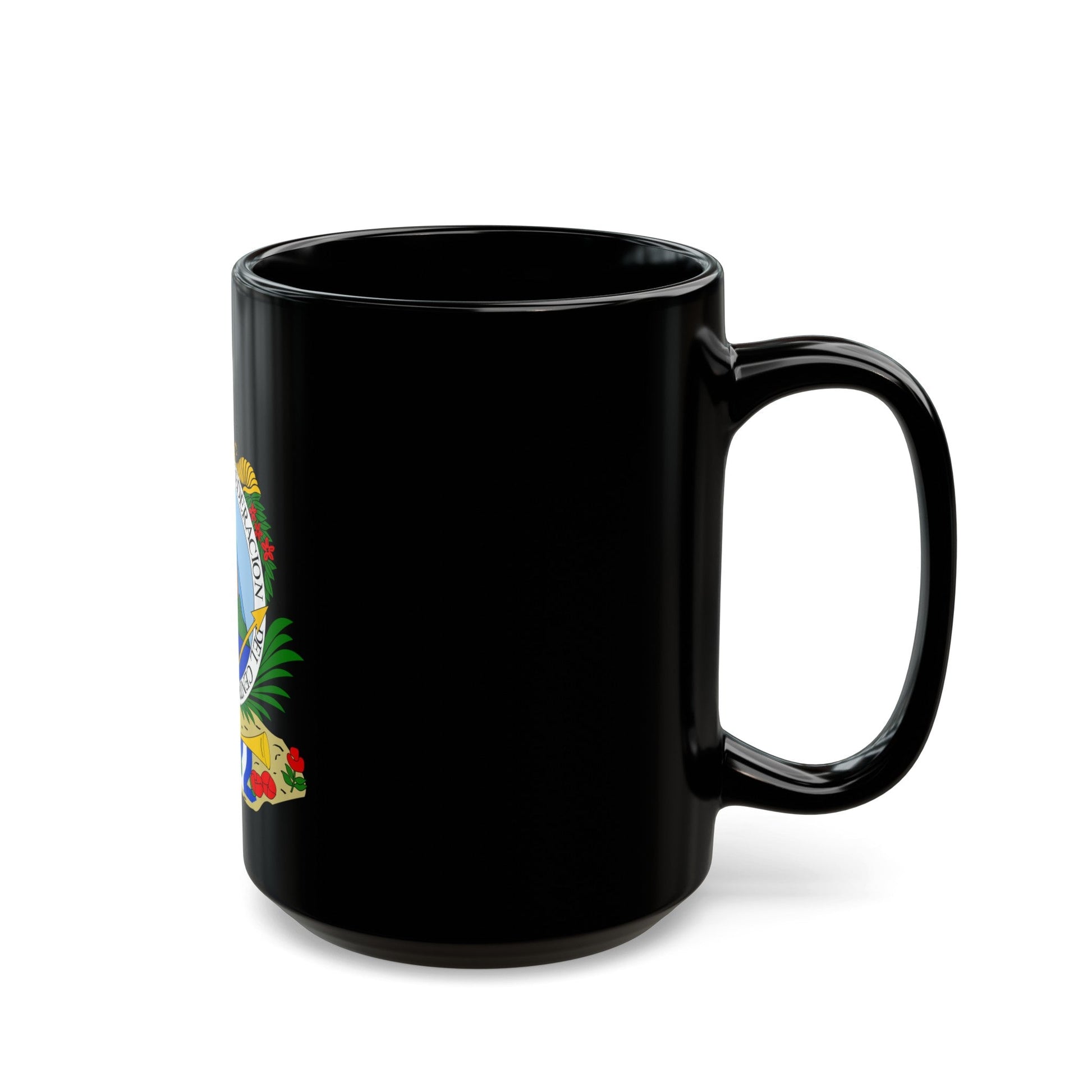 Coat of arms of Guatemala (1825-1843) - Black Coffee Mug-The Sticker Space