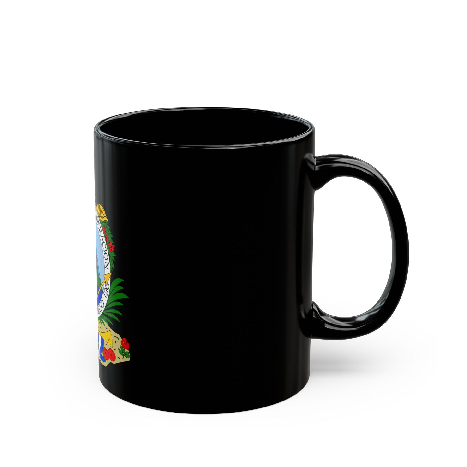 Coat of arms of Guatemala (1825-1843) - Black Coffee Mug-The Sticker Space