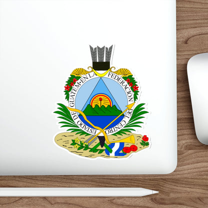 Coat of arms of Guatemala (1825-1843) STICKER Vinyl Die-Cut Decal-The Sticker Space